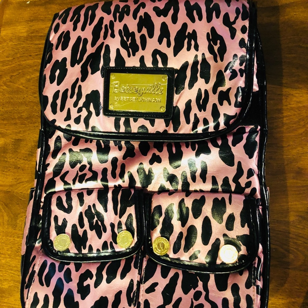 Great pink leopard Breast Johnson bag